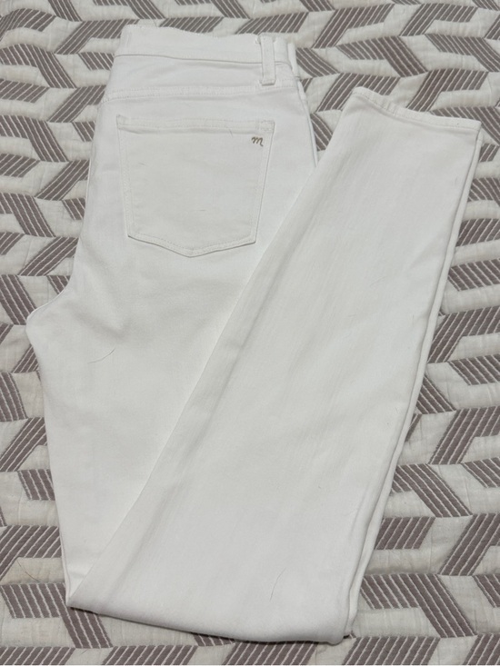 Madewell Denim - Madewell 9" High Riser Skinny Jeans White 27T